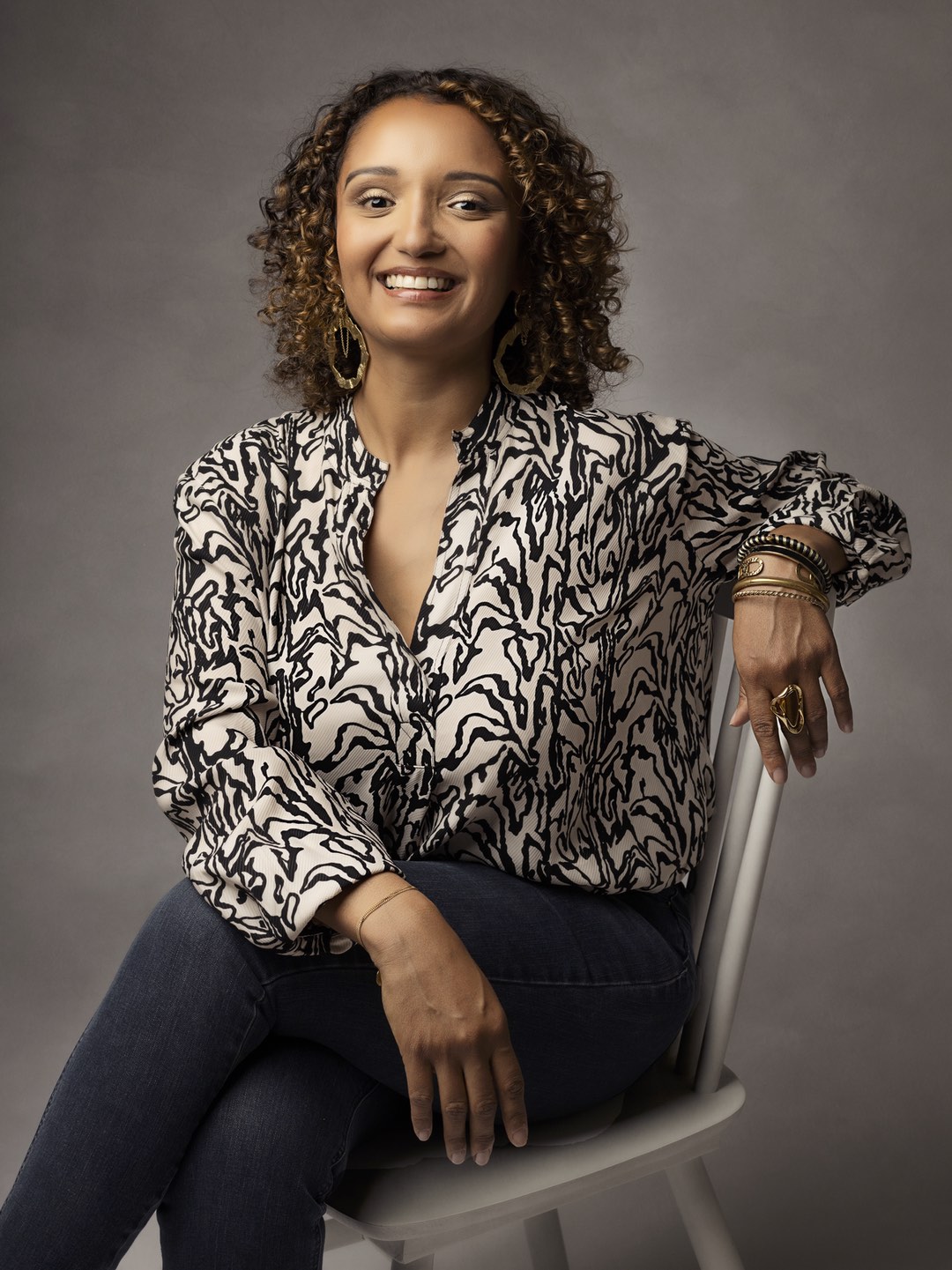 A 40 ans Sarah à affirmer sa féminité avec naturel, et osé plus de mode éthique avec Chloé Crépin